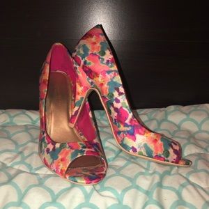 Christian Siriano Peep Toe Heels